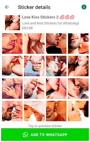 Love Kiss Sticker for WhatsApp Screenshot 2