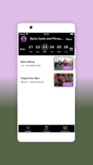 Spinz Studio and Fitness Screenshot 1