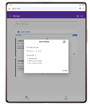 My Notes Screenshot 2