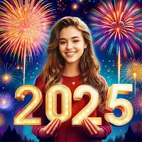 2025 New Year Photo frame