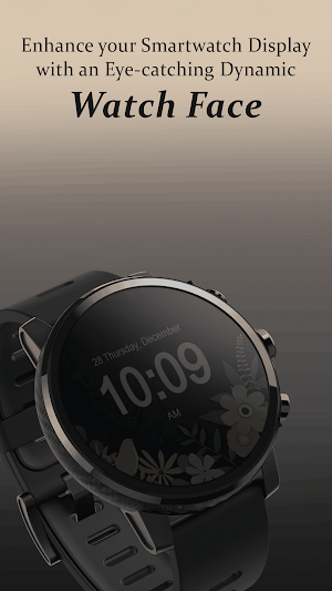 Flower In Deep Watch Face Screenshot 3