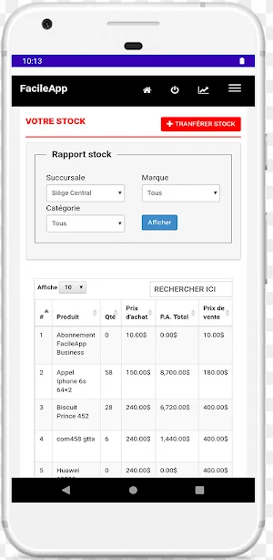 FacileApp B Screenshot 2