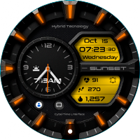 Hybrid Tech Watch Face