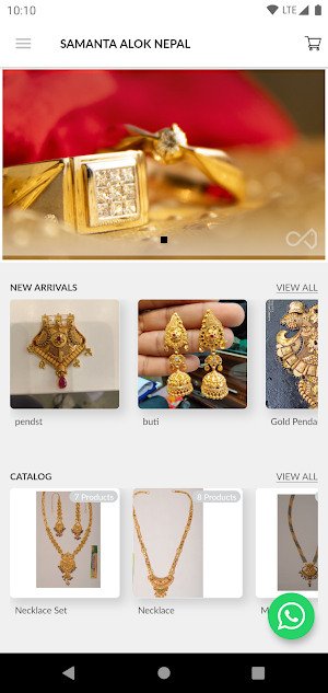 Samata Alok Nepal - Gold Jewellery Manufacturer Screenshot 1