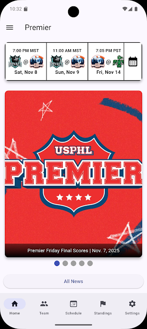 USPHL Premier Screenshot 1