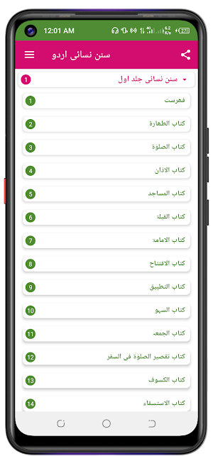 Sunan Nisai Urduسنن نسائی اردو Screenshot 1