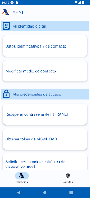 ConectAEAT Screenshot 1