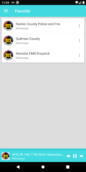 Mississippi police, fire and EMS radios Screenshot 2