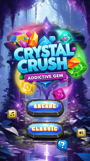 Crystal Crush Addictive Gem Screenshot 1