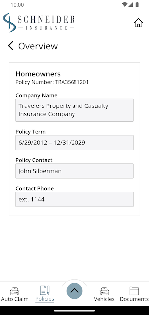 Schneider Insurance Mobile Screenshot 3