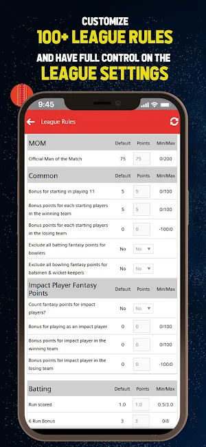 ALLT20 Fantasy Screenshot 2