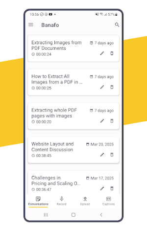 Banafo Transcript and Captions Screenshot 1