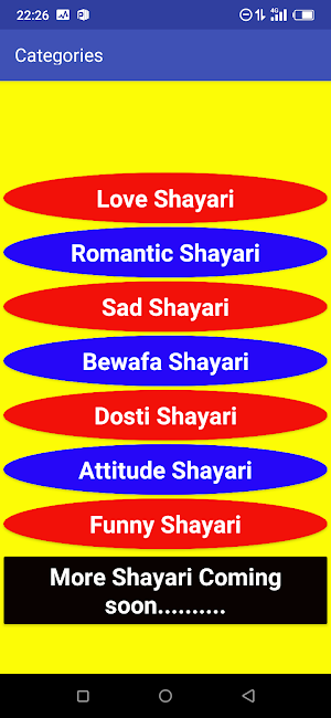 Hindi Shayari 2022 Screenshot 1