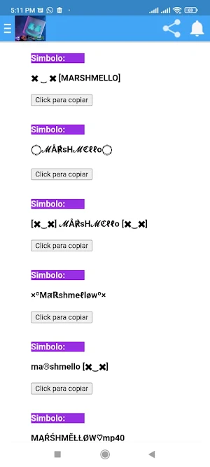 Simbolos de Marshmello Fire F. Screenshot 2