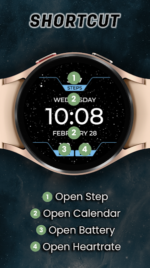 Dashboard Animated Watch Face Screenshot 2
