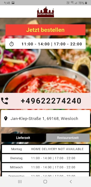 Sarvan Havali Wiesloch Screenshot 1