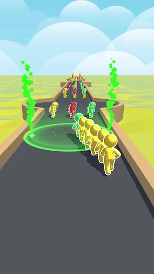Color Merge Runner 3D Game Screenshot 1