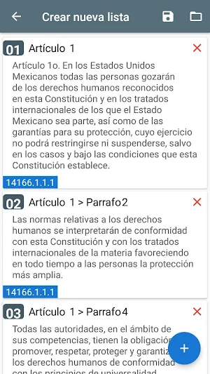 Constitución Política de México Screenshot 2
