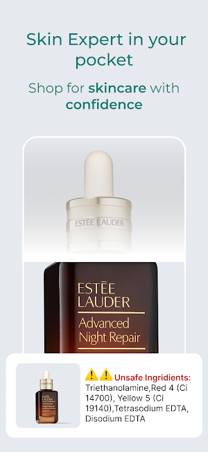 AI Skincare & Cosmetic Scanner Screenshot 0