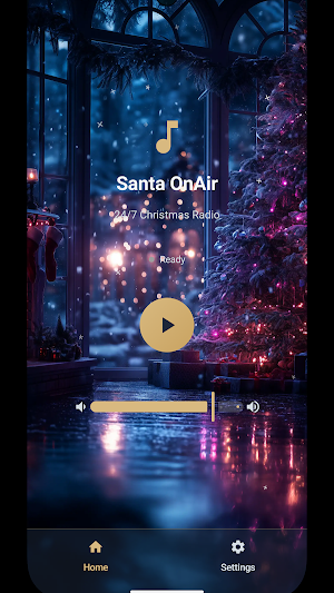 Santa OnAir - Christmas Radio Screenshot 1