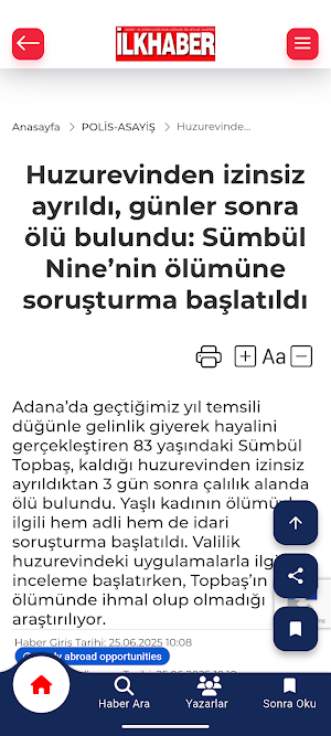 İlkhaber Gazetesi Screenshot 1