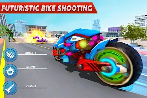 Dog Robot Transform Moto Robot Transformation Game Screenshot 1