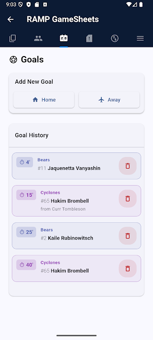 RAMP GameSheets Screenshot 3