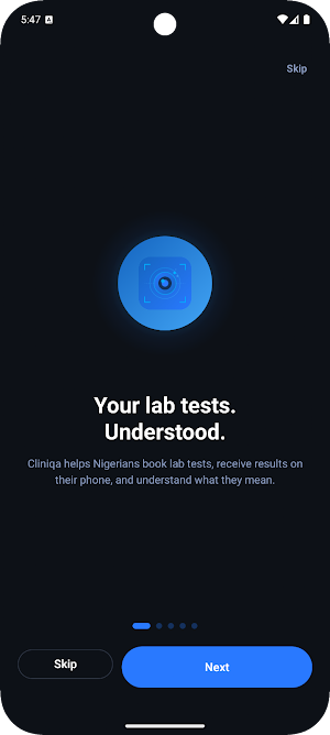 Cliniqa: Lab Results & Booking Screenshot 0
