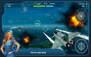 Battle of Warplanes: Aircraft combat, online game Screenshot 1