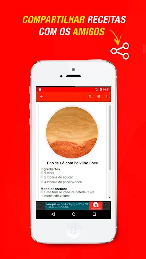 Receitas de Pão de Ló Screenshot 0