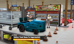 Supermarket Cargo Transport Truck Driving Sim 2019 Screenshot 1