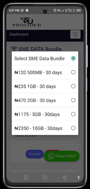 VTUPROVIDER - Buy Cheap Data Screenshot 1
