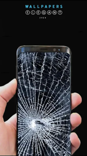 The screen is broken like real Screenshot 2