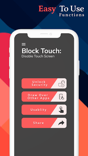 Touch Lock: Disable touch App Screenshot 1