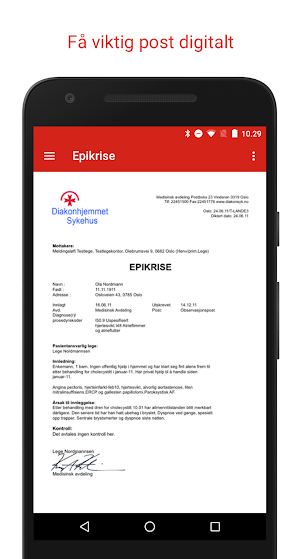 Digipost Screenshot 1