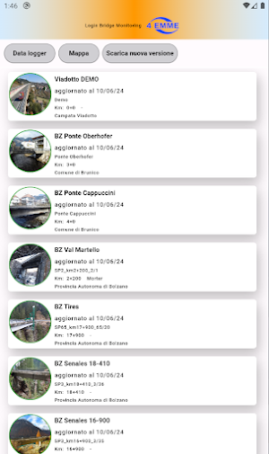 Bridge Monitoring Screenshot 2
