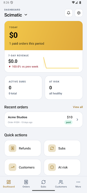 LemonOps: Lemon Squeezy Store Screenshot 0