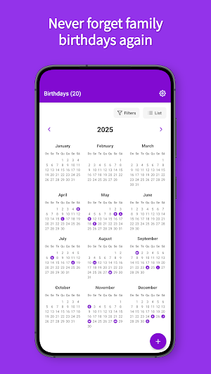 Birthday Reminder - Birthyno Screenshot 0