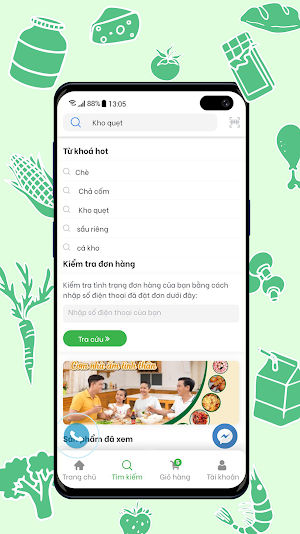 Bepcuame.vn - Đồ ăn online Screenshot 3