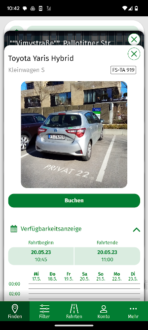 Stadtteilauto Freising Screenshot 3