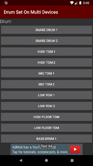 Drum Set On Multi Devices Screenshot 1