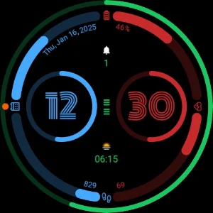 Neoface - Watch Face Screenshot 0