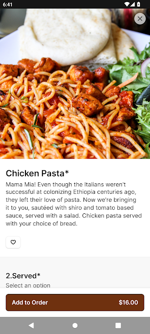 Desta Ethiopian Kitchen Screenshot 3