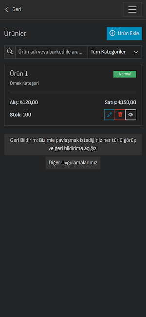 Akıllı Stok Takibi Screenshot 2
