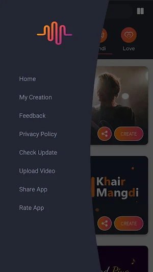 MV Video Maker : Lyrical.ly Video Status Maker Screenshot 3