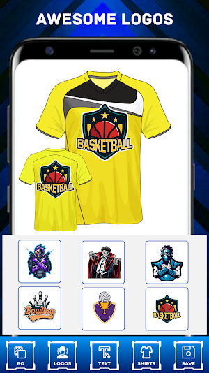 Jersey Maker Esports Gamer Art Screenshot 2