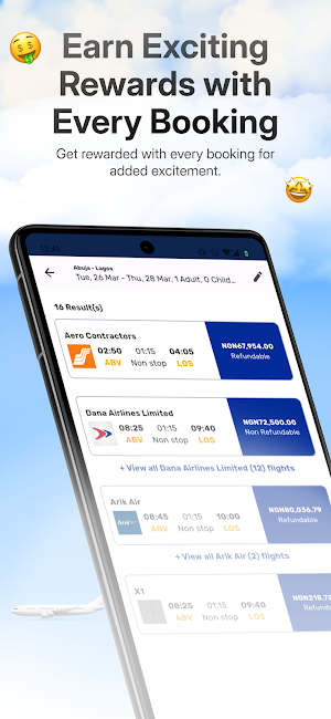 Travelconet: Flights & Hotels Screenshot 2