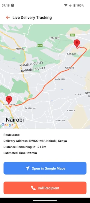 GoDeliveries RiderApp Screenshot 2