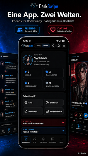 DarkSwipe: Goth & Metal Dating Screenshot 0