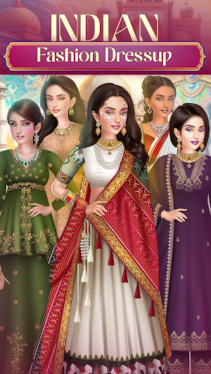 Indian Fashion Dressup Game Screenshot 0
